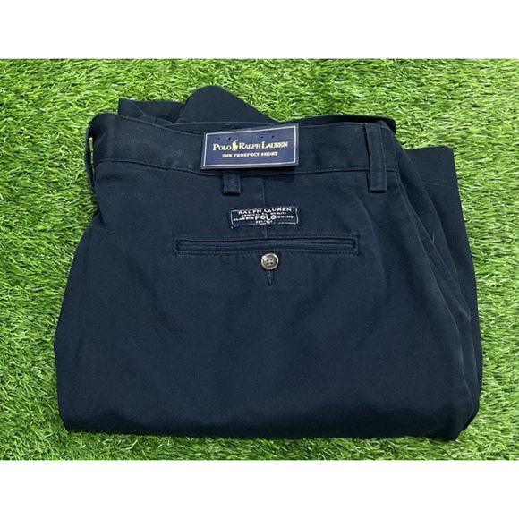 Polo Ralph Lauren Men's New Prospect Shorts Flat Front Weathered Navy 38 9" - Picture 8 of 8